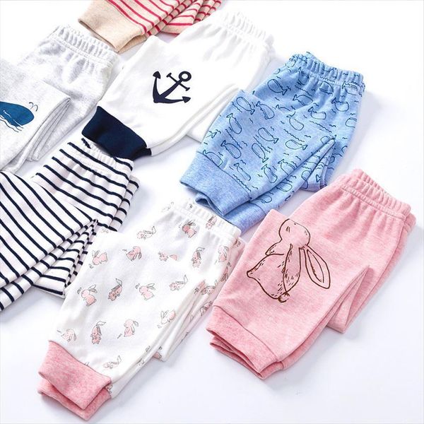 

baby boys pants kids harem autumn thick cotton pajamas children trousers for long, Blue