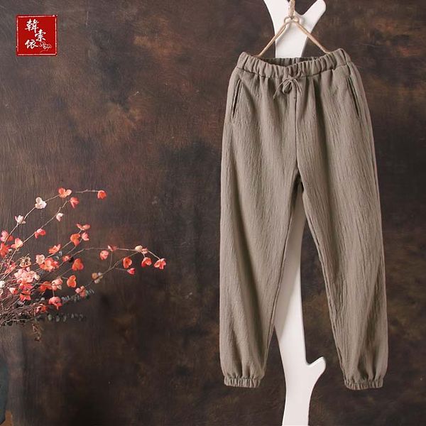 

kog195 coffee korea line in accordance with literature and art restores ancient ways fall new cotton pants nine minutes of pan, Blue