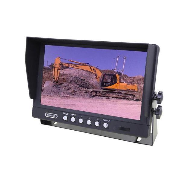 

inch tft lcd 2ch wired digital color display dashboard split screen sd card extension rear view truck monitor with mirror car dvr dvrs