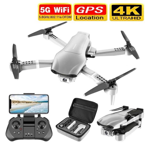 

quadcopter 5g gps wifi fpv with 4k hd camera headless mode level 3 flight speed time 25 minutes foldable rc drone drones