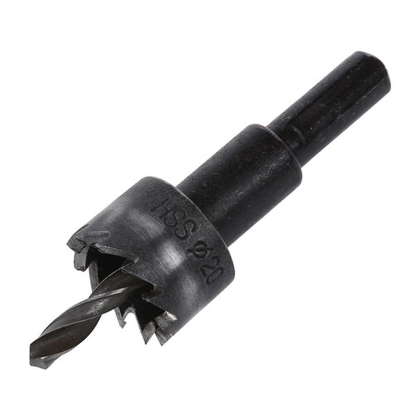 

professional drill bits - shank 20mm dia. hss hole saw metal cutter