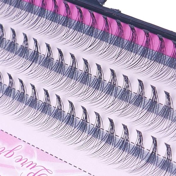

false eyelashes bundle makeup individual cluster natural long eye lashes fake