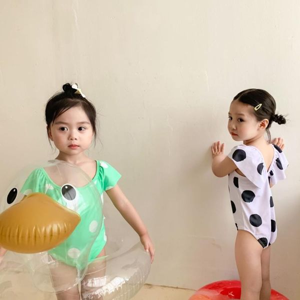 

one-pieces summer baby girls dot sleeveless cute princess dress, Black