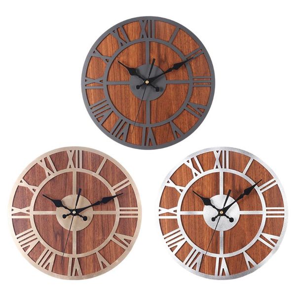 

wall clocks chic clock roman numeral indoor living room decoration 30cm