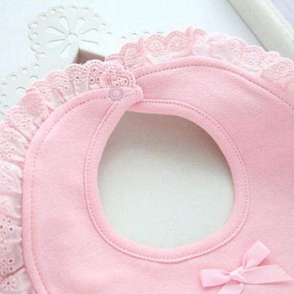 

born girl feeding bibs infant cotton scarf saliva towel lace bow burp cloth & cloths