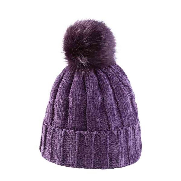 

pom custom winter hats/ knitted beanie/ knitted hat, Blue;gray