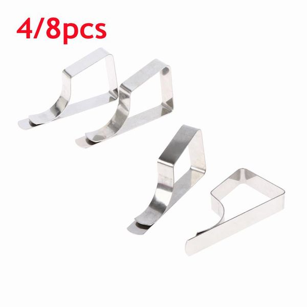 

clothing & wardrobe storage 2/4pcs stainless steel table cloth clip wedding promenade cover holder round tablecloth stable clips