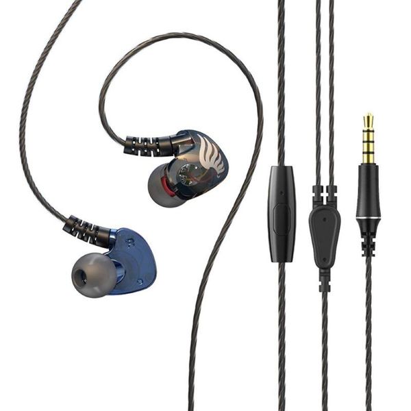 

headphones & earphones universal 3.5mm wired in-ear hifi heavy bass earphone music sports headphone