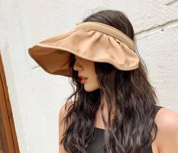 

fashionable womens sun hat foldable sunbonnet shell cap canvas e cotton average size caps & hats, Yellow