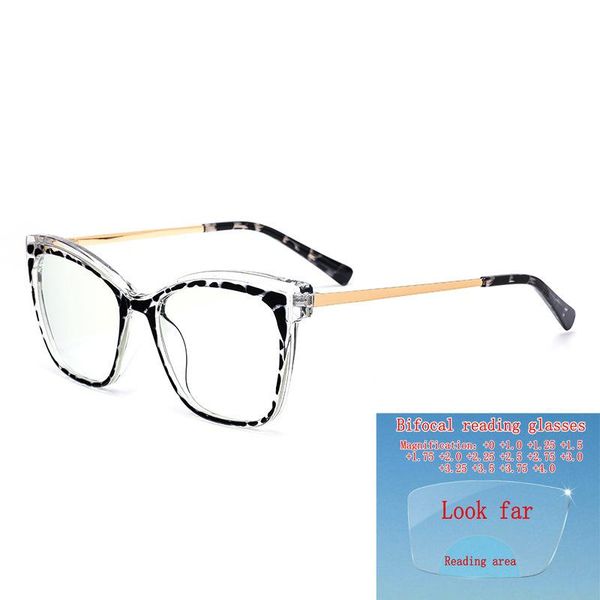 

sunglasses bifocal pochromic reading glasses transition rectangular for men women uv multifocal readers anti-uv anti-glare nx, White;black