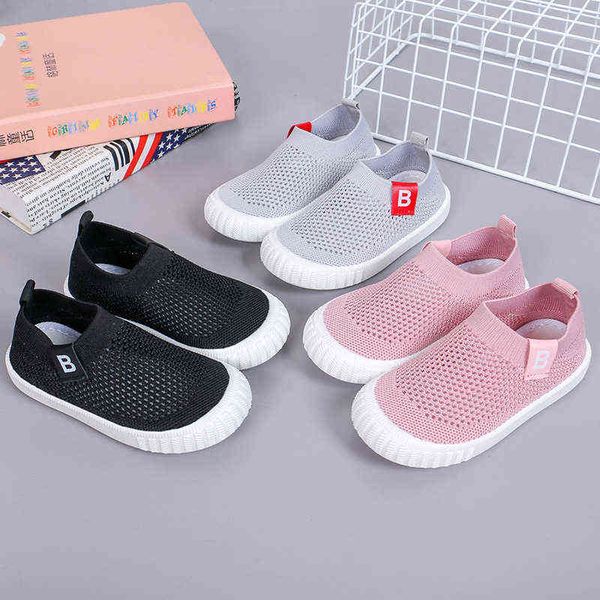 

breathable mesh fabric toddler boy casual sneakers summer children sport shoes soft bottom non-slip slip on kids shoe g1210, Black;red