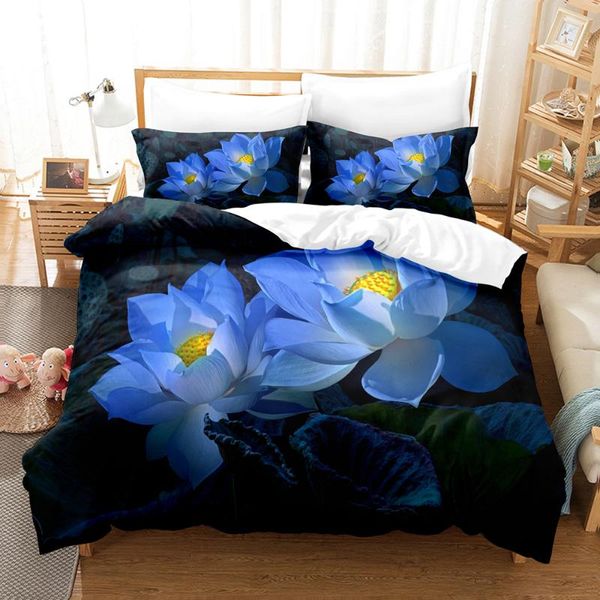 

bedding sets beauty flower set single twin full  king size rose sunflower bed children's kid bedroom duvetcover 3d 015