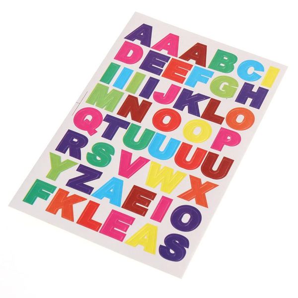 

gift wrap 10 sheet colorful letter stickers alphabet card a to z diy handmade crafts