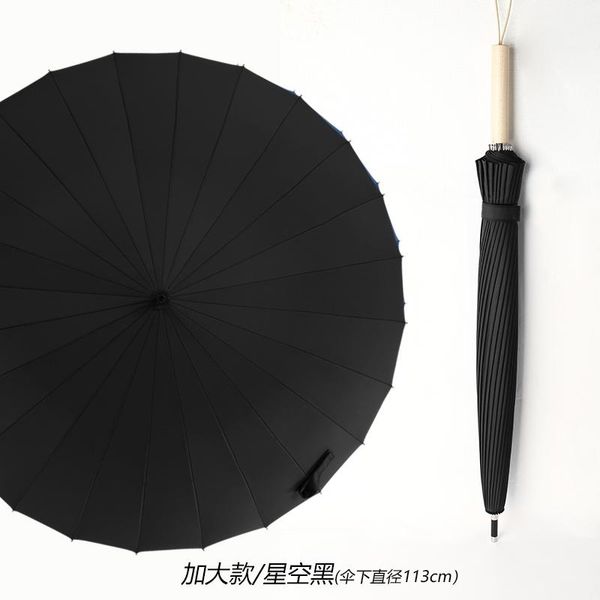 

umbrellas double long handle umbrella windproof large reinforcement non automatic paraguas grande household merchandises ef50ub