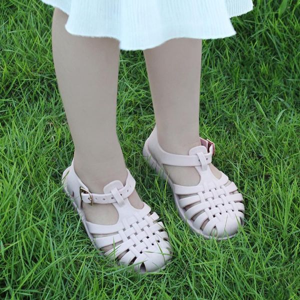 

sandals baby gladiator breathable hollow out shoes pvc summer kids fashion beach children for boys girls, Black;red