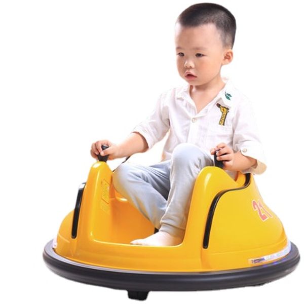 

kid remote control self-driving bumper toy car ufo shape four-wheel rid on car children indoor park practical educational toys