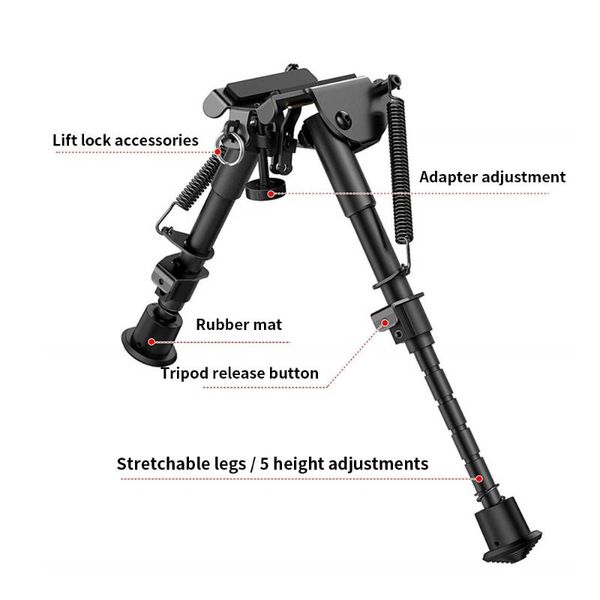 

butterfly tripod for camera metal cellphone tripode foldable phone stand pograph bracket tactical sight bipod tripods