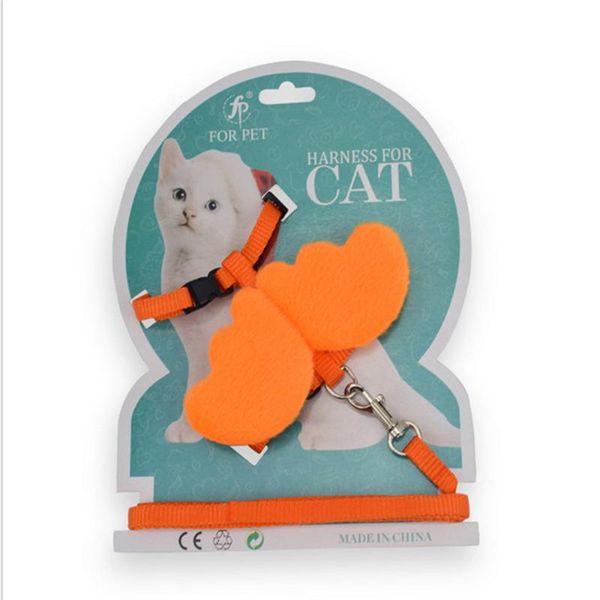 

dog collars & leashes adjustable vest walking soft breathable collar cute harness with leash gato collier chien pet accessories