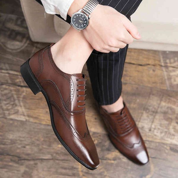

dress shoes est fashion men's classic outdoor comfortable breathable and non-slip casual large size gbdu, Black