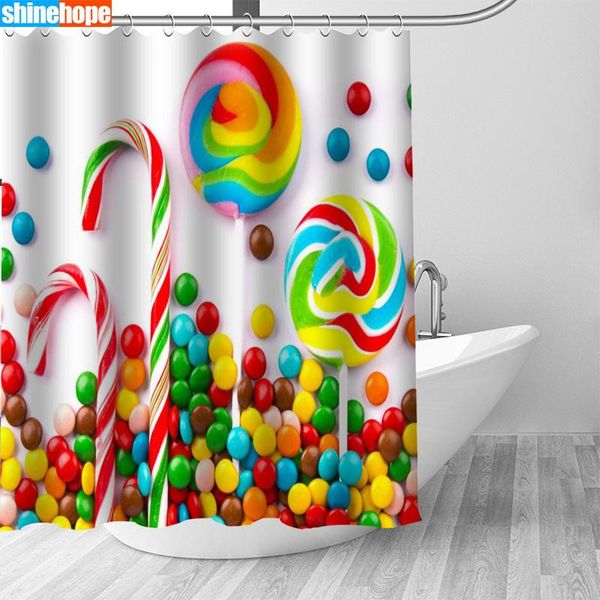 

shower curtains customized curtain candy waterproof polyester bathroom for