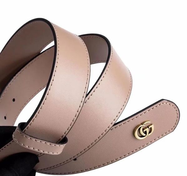 

2021 fashion big buckle genuine leather belt with box designer men women mens belts aaa208, Black;brown