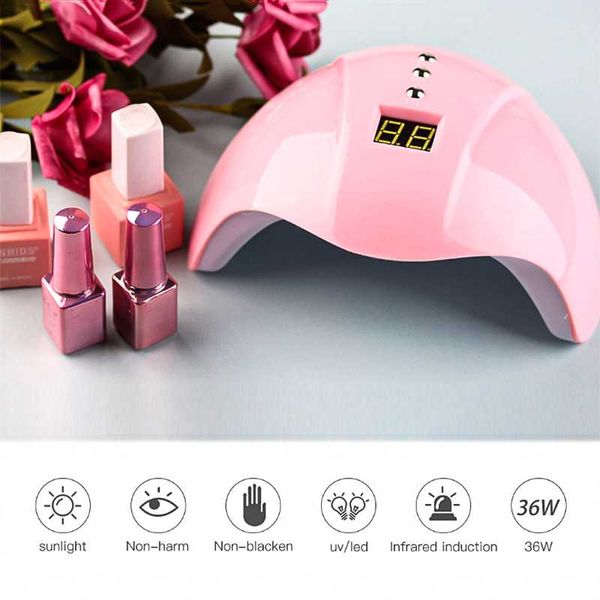

ice light/led nail dryer gel lamp lamps for manicure all polish timer auto sensor quick drying tools dryers