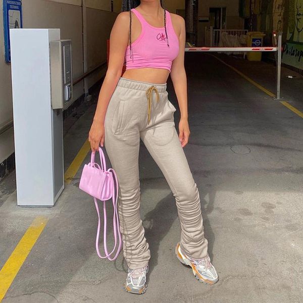 

women's pants & capris women sweatpants autumn casual baggy bloomers fashion sports balck trousers female joggers streetwear label, Black;white