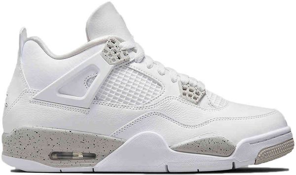 

with mens basketball shoes sneakers 4s white oreo grey for men sports shoe size us7-12