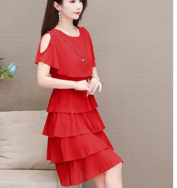 

2021 summer fashion women's dress @187, Black;gray
