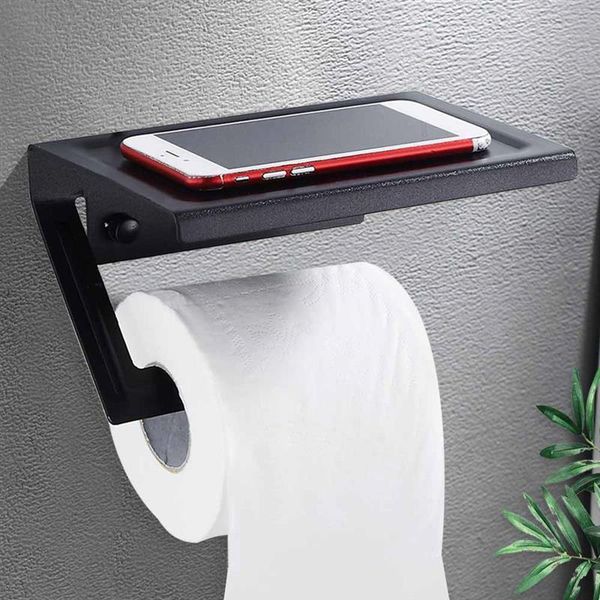 

toilet paper holders bathroom holder wall mount tissue roll hanger phone platform accerioes hardware set brushed