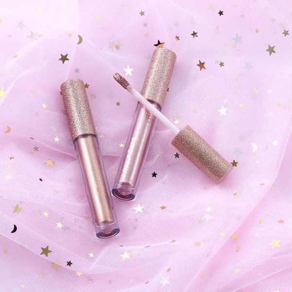 

color pearly-lustre shining shimmer glitter eye shadow liquid waterproof long lasting natural makeup tslm11