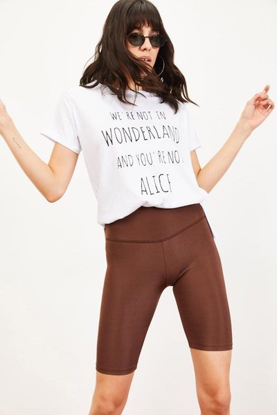 

female biker long short shiny disco lifting belt tights casual sports women's leggings, Black