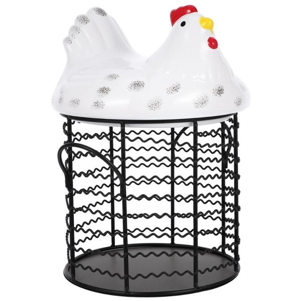 

storage baskets fruits vegetables basket ceramic egg holder kitchen