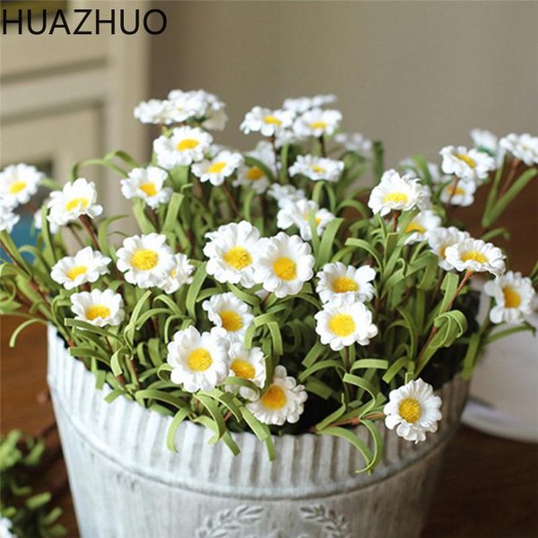 

decorative flowers & wreaths artificial european silk daisy flower wedding favors for home garden party diy decoration