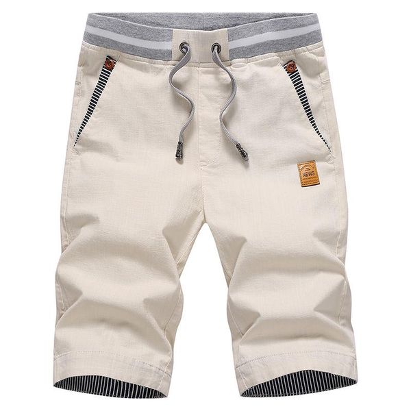 

large size 7xl summer cargo shorts mens casual elastic waist cotton beach male fashion breathable homme clothing men's, White;black
