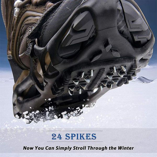 

cords, slings and webbing snow non-slip shoe cover 24 teeth climbing crampon climb accessories