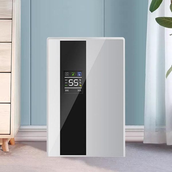 

2.2l smart home dehumidifier large screen lcd display air dryer automatic bucket full shut-off purifier with remote control dehumidifiers