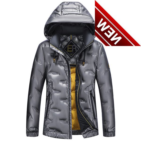 

men down jacket 2021 men's clothing hooded mens jackets warm winter clothes white duck coat male ropa hombre lxr619, Black