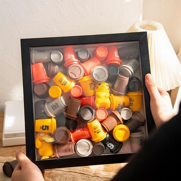 

frames square10 inch po frame depth4.5cm,diy 3d shadow box for handcraft/painting/ medals decorative display,storage