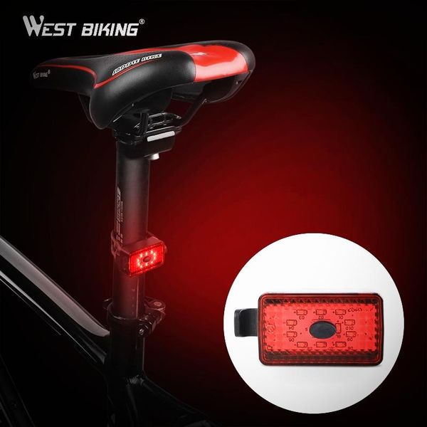 

waterproof bike taillight riding rear light led usb rechargeable mountain cycling helmet bicycle lamp lights