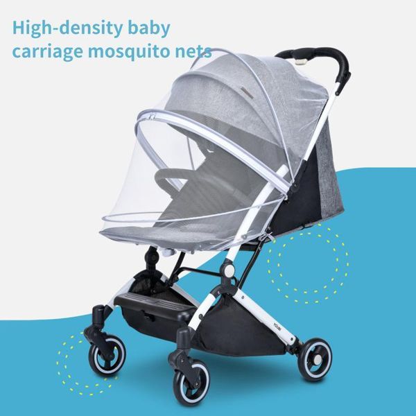 

safe mesh buggy crib netting cart zipper mosquito net baby stroller infant stretchable pushchair full cover parts & accessories11