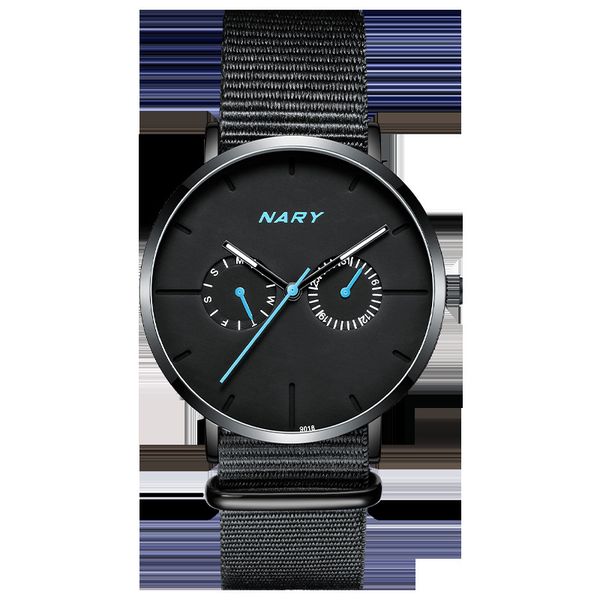 Мужские часы Montre de luxe 2021 Nary простой золотой серебро с черным черным сетчатым стальным поясом мужчины сетки военные часы 30 м водонепроницаемый наручные часы из кварца тонкий спортивный мужчина