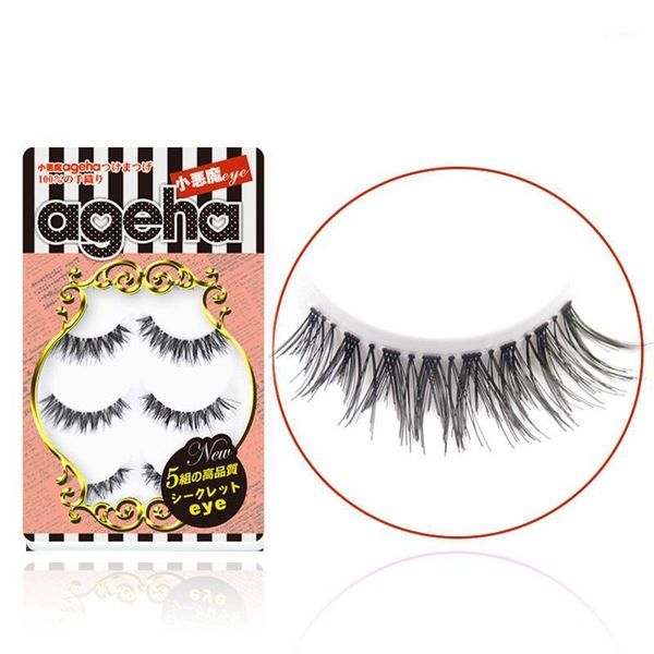 

5/10pairs faux mink hair false eyelashes dramatic fake lashes makeup extension natural long wispies lashes1