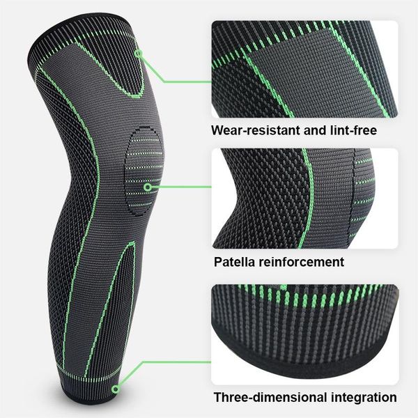 

elbow & knee pads kneepad support professional protector longer breathable compression brace basketball tennis cycling, Black;gray