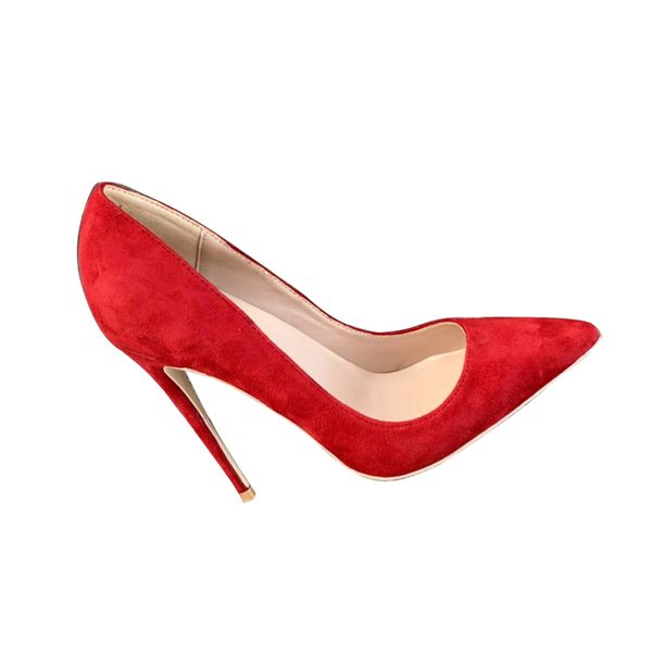 

dress shoes women pumps for wedding pointed toe high heels 12 cm  stilettos red black plus size 33-45 rm001 roviciya rs94