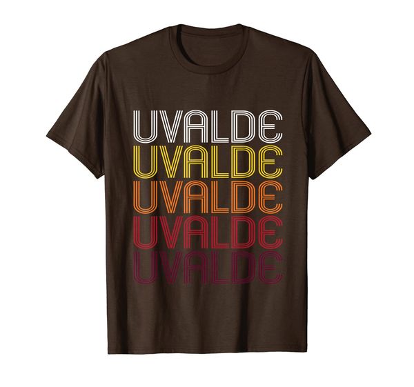 

uvalde, tx | vintage style texas t-shirt, White;black