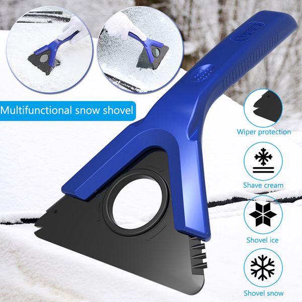 Utensili manuali Pala da neve per auto Lime Spazzola per fiocchi di neve leggera Sbrinamento Vanga Raschietto Tergicristallo Lama staccabile Frost Ice Remover Strumento automatico invernale YL0357