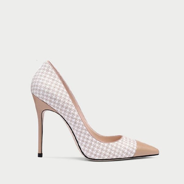 

sandals stiletto high heel wedding shoes women 2021 spring splicing pointed toe large size small fashion banquet dress single zhnh, Black