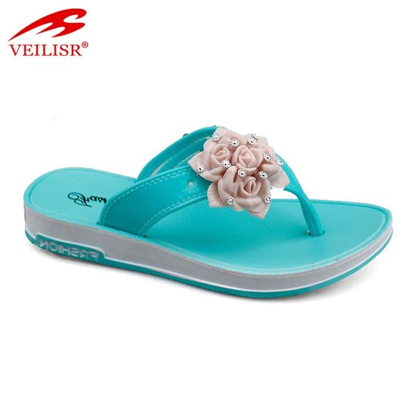 

slippers outdoor summer beach ladies pvc women wedge flip flops, Black