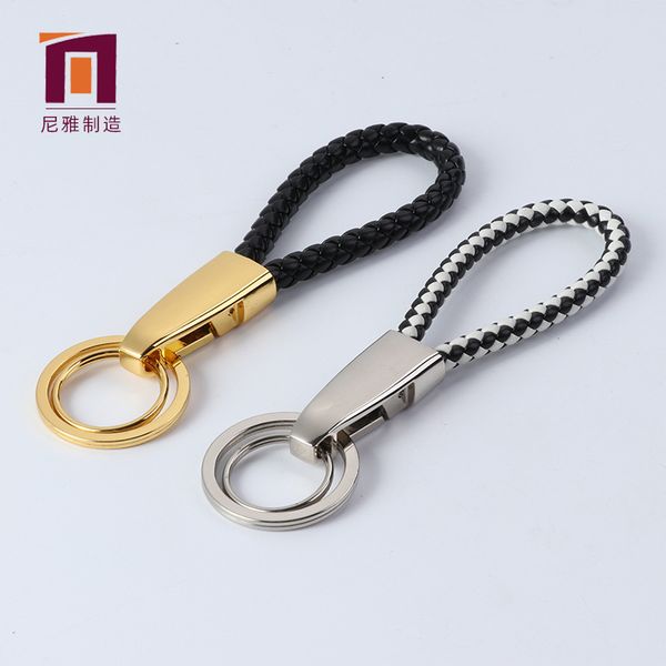 

factory new rope car accessories creative leather keychain small gift